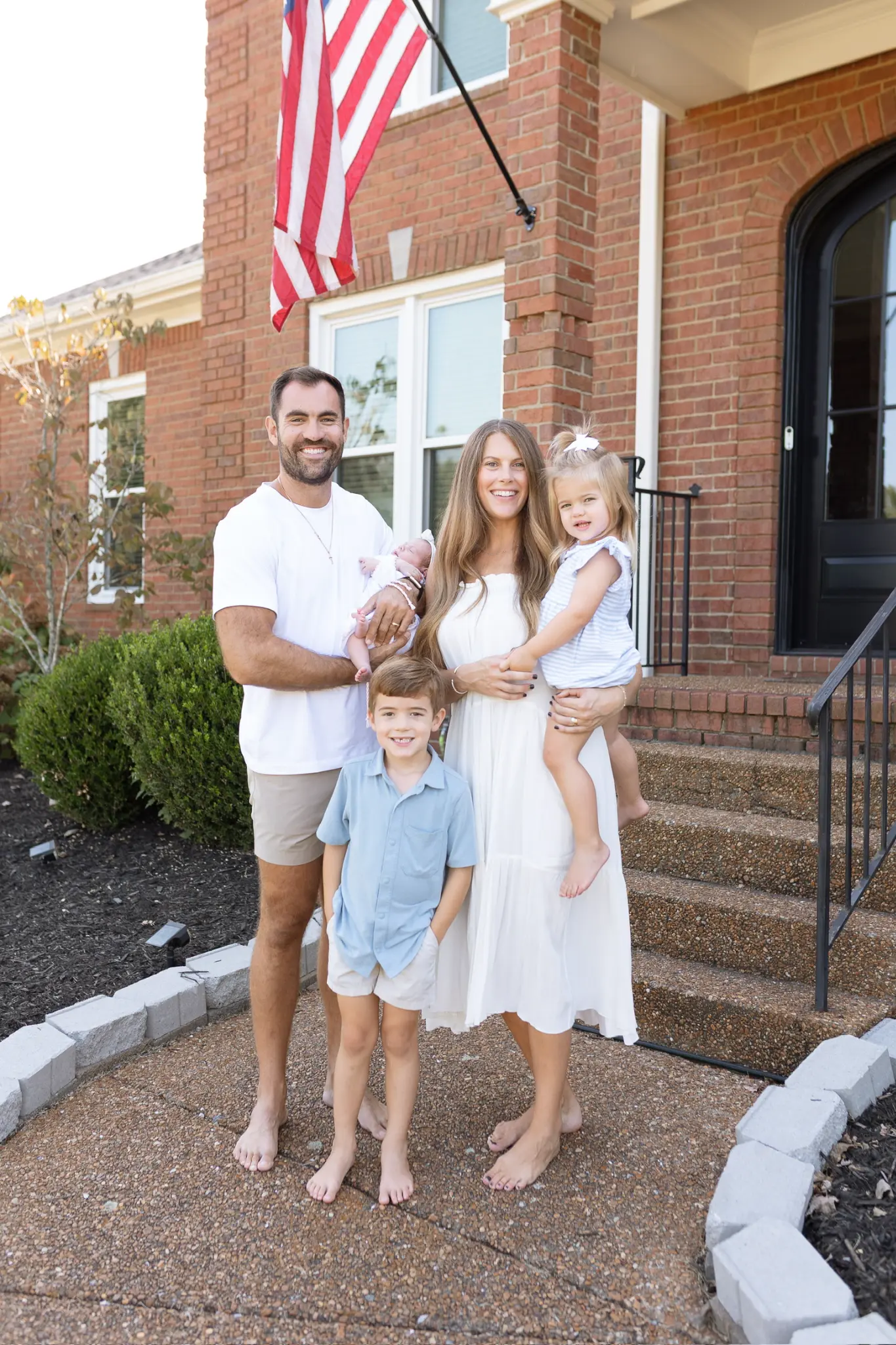 Alex and Rachel Hutto with their family